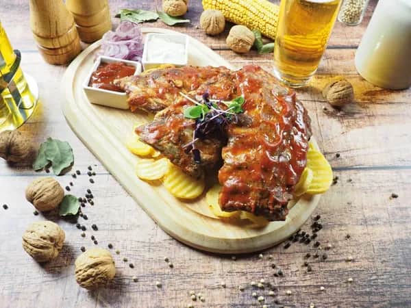 Ofenfrischen Spareribs