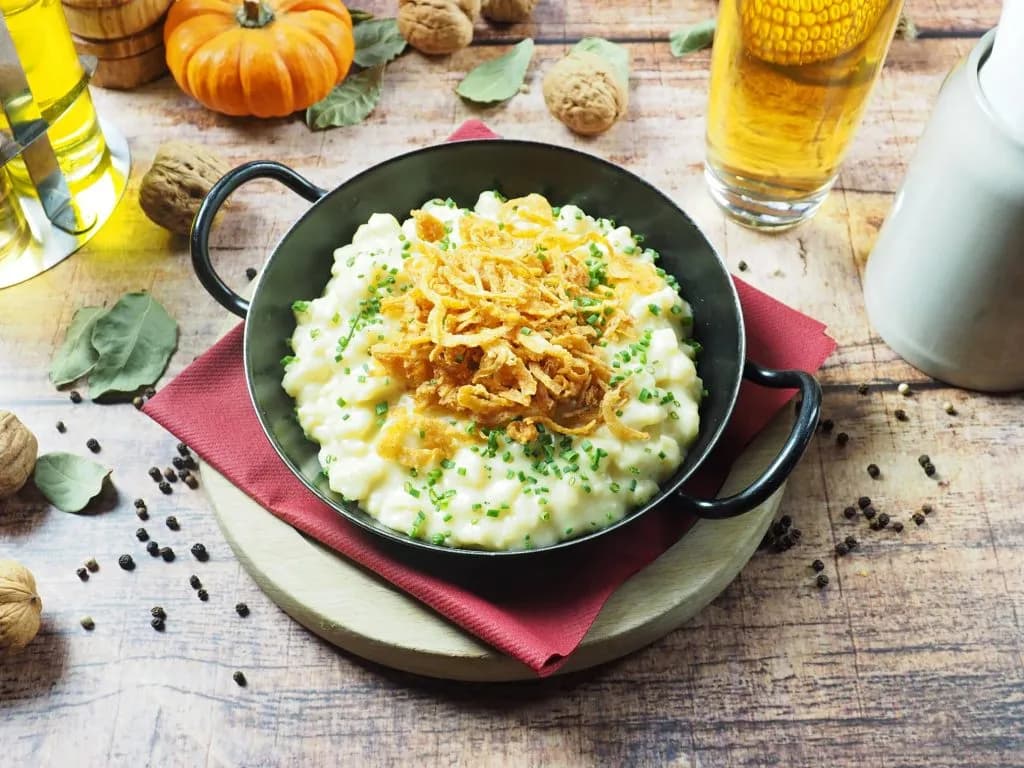 Würzige Käsespätzle